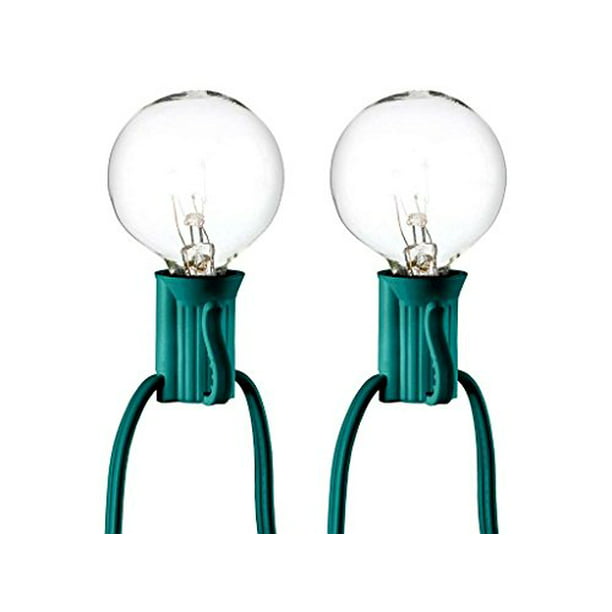 20 ct String Lights Clear Bulbs Turquoise Wire in/outdoor Room Essentials